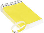 Advantus Sequentially Numbered Crowd Control Wristbands, Yellow, 500/Pack (AVT75512)