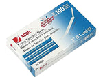 ACCO Premium Prong Fasteners, Silver, 100/Box (A7070023)