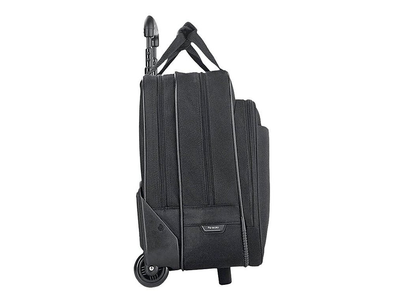 Solo New York Midtown Empire Laptop Rolling Briefcase, Black Polyester (CLS910-4)