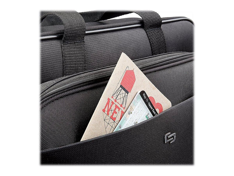 Solo New York Midtown Empire Laptop Rolling Briefcase, Black Polyester (CLS910-4)