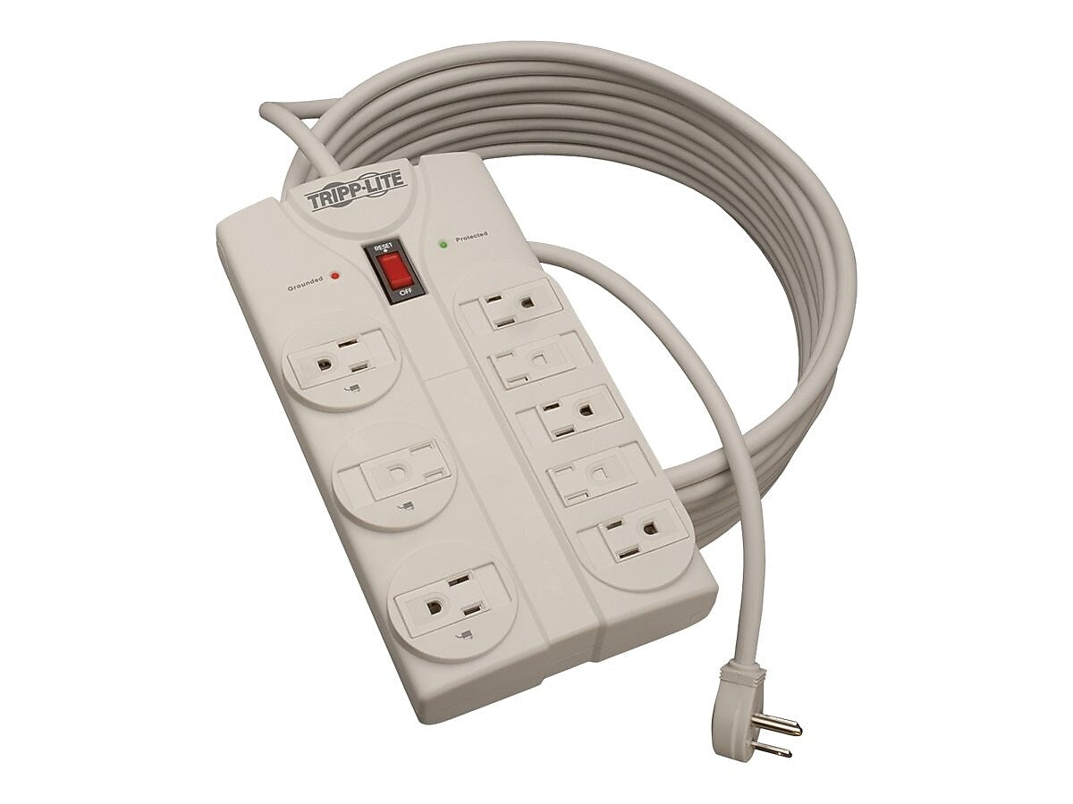 Tripp Lite Protect It! 8 Outlets Home/Office Surge Protector, 25' Cord (TLP825)