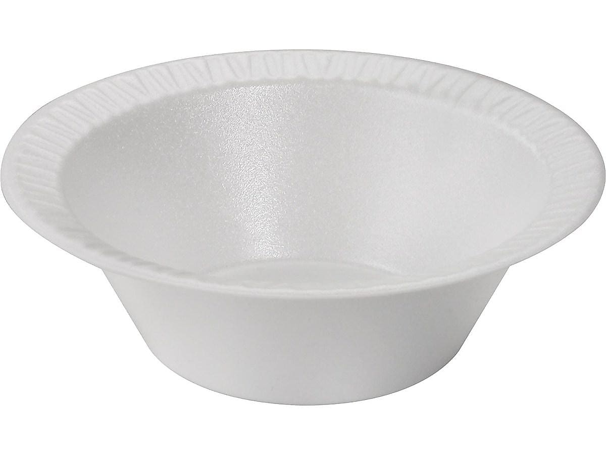 Dart Concorde Foam Bowls, 12 oz., White, 1000/Carton (12BWWCR)