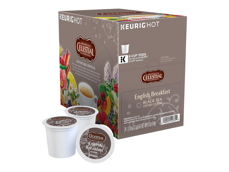 Celestial Seasonings Breakfast Blend Black Tea, Keurig® K-Cup® Pods, 96/Carton (GMT14731CT)