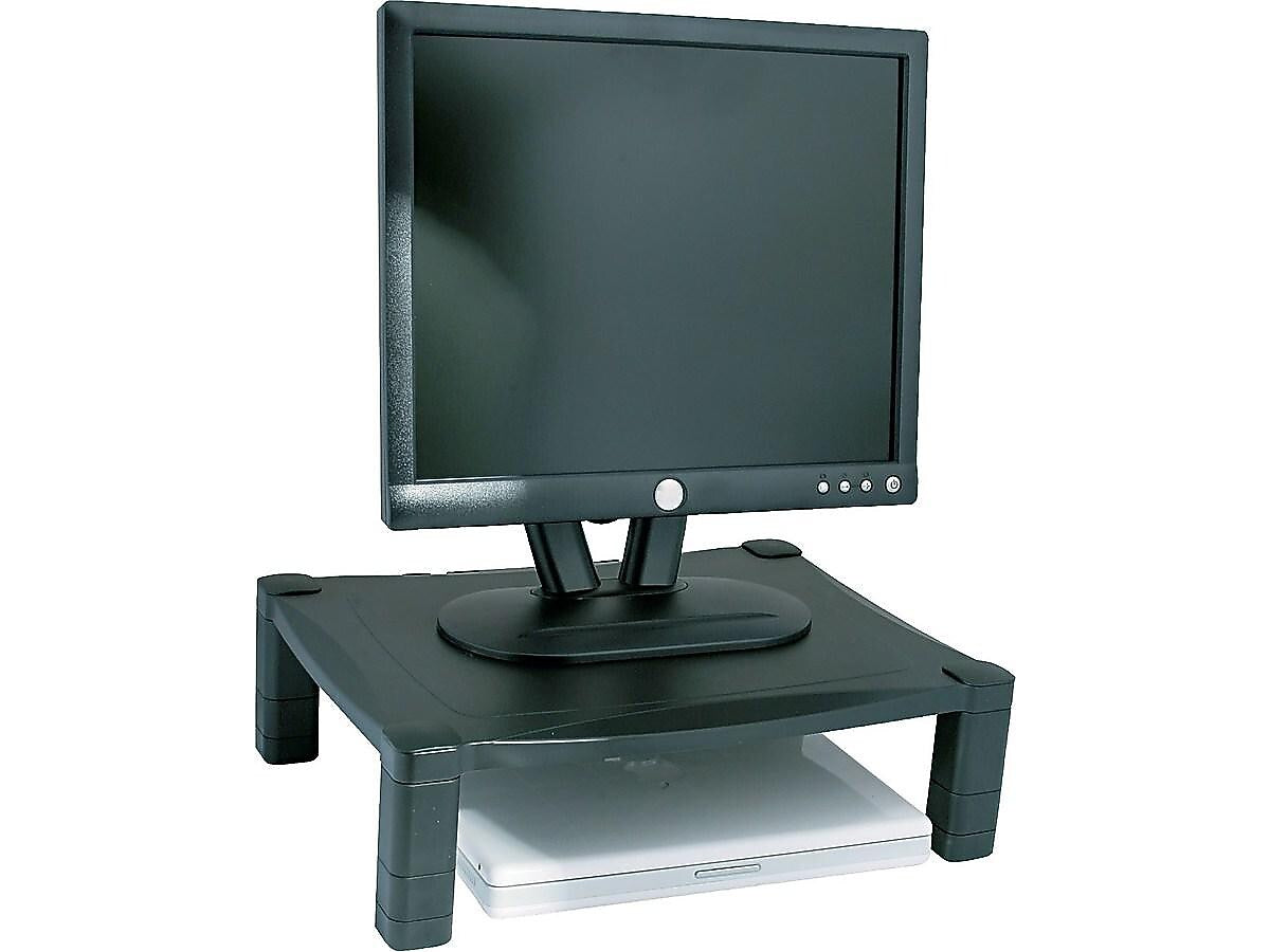 Kantek Adjustable Monitor Stand, Black (MS400)
