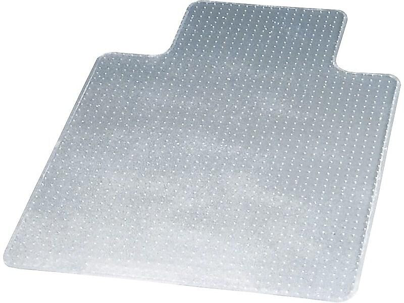 Deflect-O DuraMat Carpet Chair Mat with Lip, 36" x 48'', Low-Pile, Clear (DEFCM13113)
