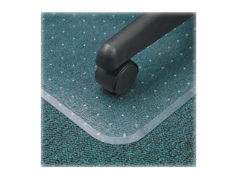 Deflect-O DuraMat Carpet Chair Mat with Lip, 36" x 48'', Low-Pile, Clear (DEFCM13113)