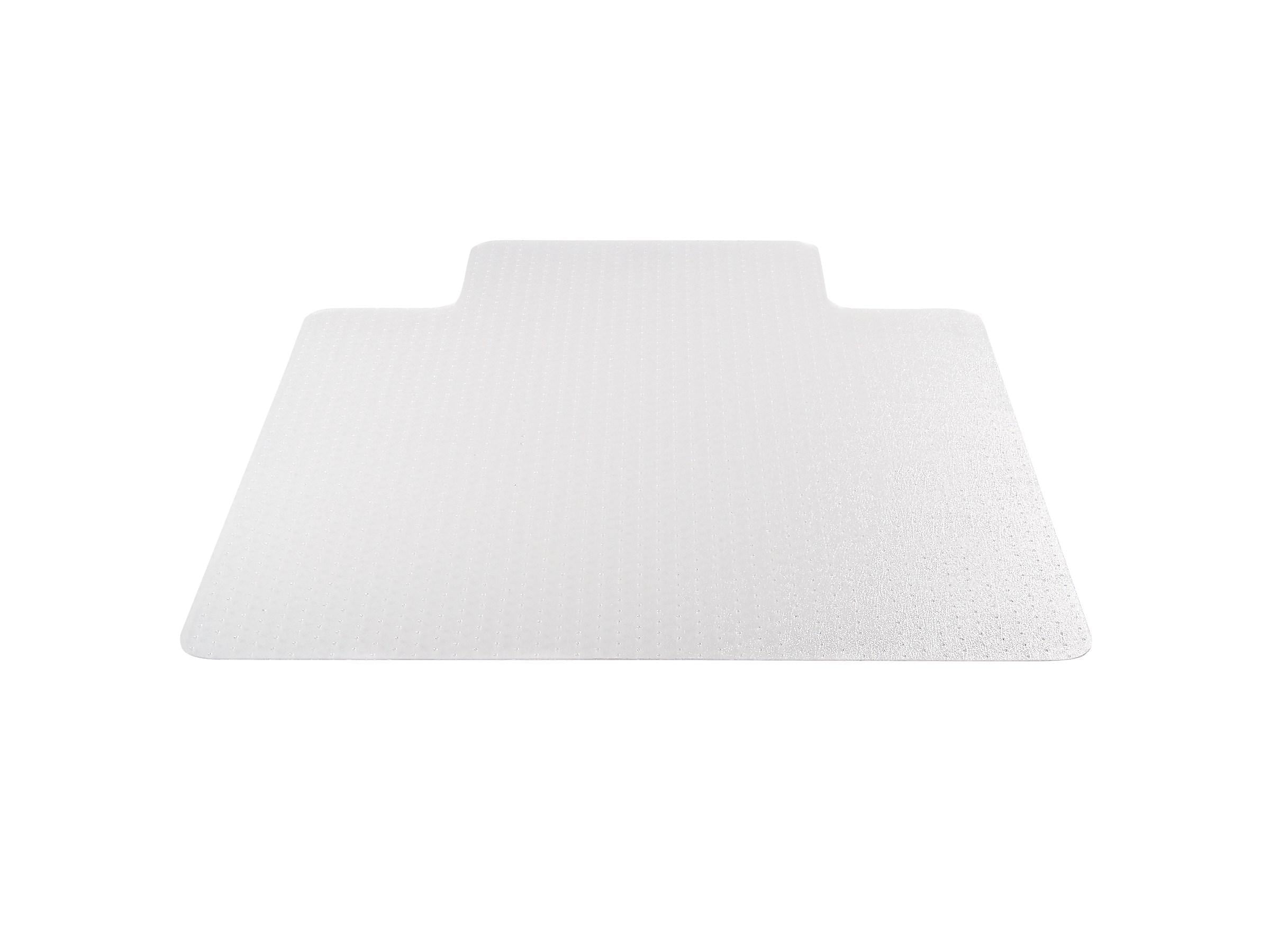 Deflect-O EconoMat Carpet Chair Mat with Lip, 45" x 53'', Low-Pile, Clear (CM11232)