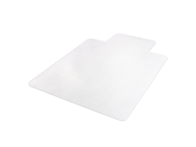 Deflect-O EconoMat Carpet Chair Mat with Lip, 45" x 53'', Low-Pile, Clear (CM11232)