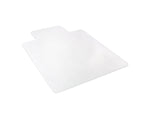 Deflect-O EconoMat Carpet Chair Mat with Lip, 45" x 53'', Low-Pile, Clear (CM11232)