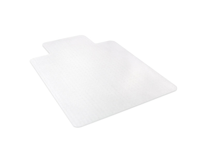 Deflect-O EconoMat Carpet Chair Mat with Lip, 45" x 53'', Low-Pile, Clear (CM11232)