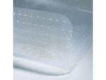 Deflect-O EconoMat Carpet Chair Mat with Lip, 45" x 53'', Low-Pile, Clear (CM11232)