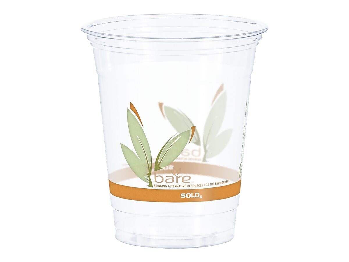 Solo Bare® Eco-Forward® Cold Cups, 12 Oz., Ultra Clear™, 50/Pack (RTP12)