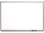 AbilityOne Skilcraft Porcelain Dry-Erase Whiteboard, Anodized Aluminum Frame, 3' x 2' (NIB015550294)