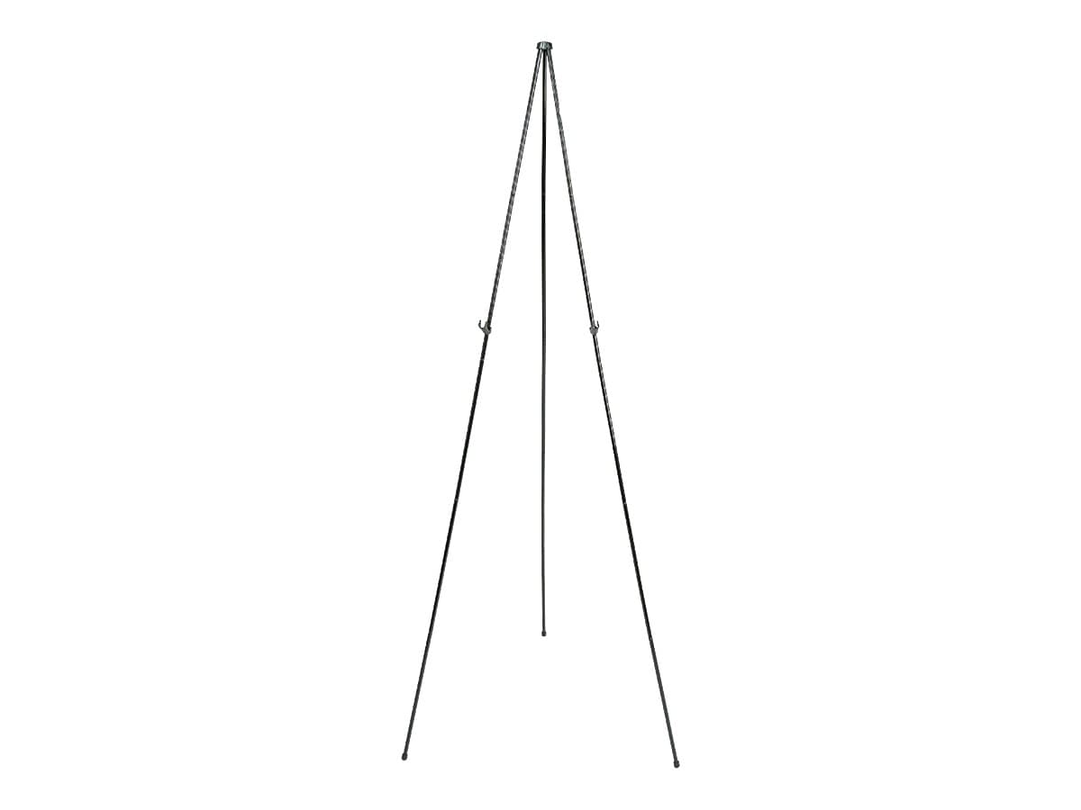 Quartet Instant Easel Display Easel, 63", Black Aluminum (29E)