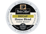 Peet's Coffee House Blend Decaf Coffee Keurig® K-Cup® Pods, Dark Roast, 22/Box (GMT6544)