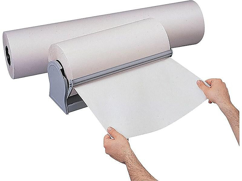 Newsprint Paper Roll, 24" x 1200', White (4085058/C313024)