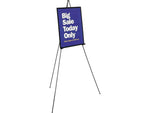 Quartet Instant Easel Display Easel, 63", Black Aluminum (29E)