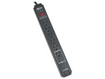 Tripp Lite Protect It! 6-Outlet Surge Protector, 6' Cord (TLP606USBB)