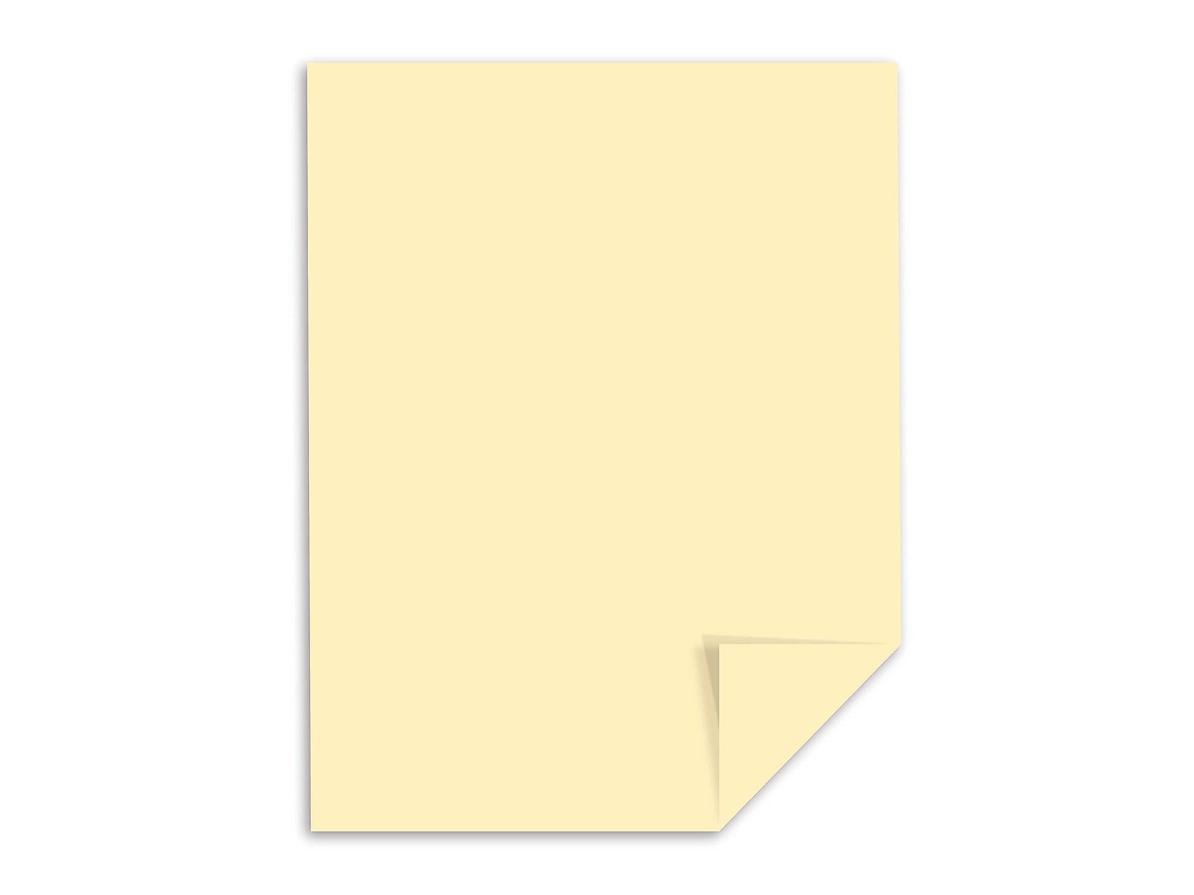 Exact 110 lb. Index Paper, 8.5" x 11", Ivory, 250 Sheets/Pack (49581)