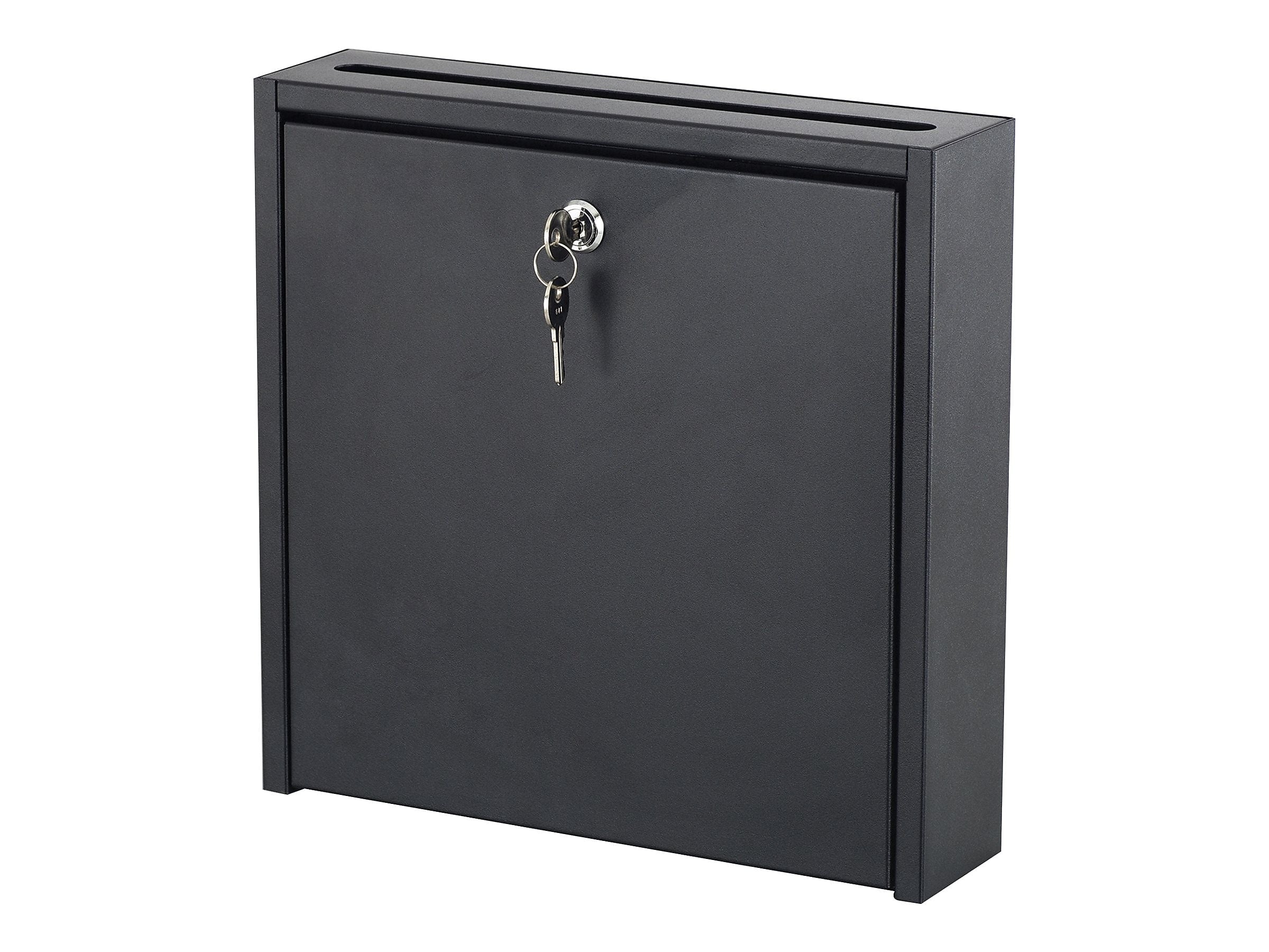 Safco Wall Mounted Steel Interoffice Mailbox, Black (4258BL)