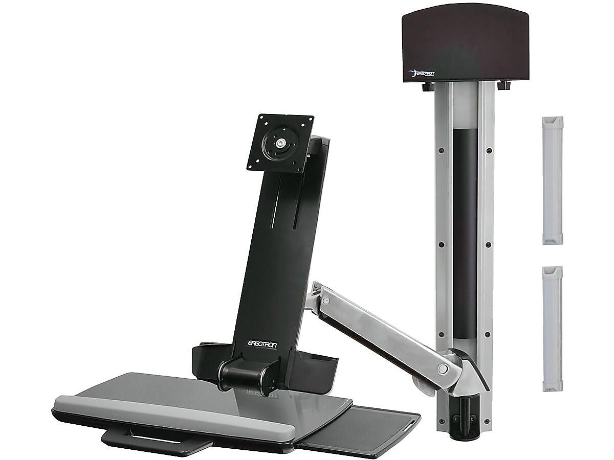 Ergotron StyleView Monitor Mount, up to 24" Monitors, Polished Aluminum (45-273-026)