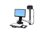 Ergotron StyleView Monitor Mount, up to 24" Monitors, Polished Aluminum (45-273-026)