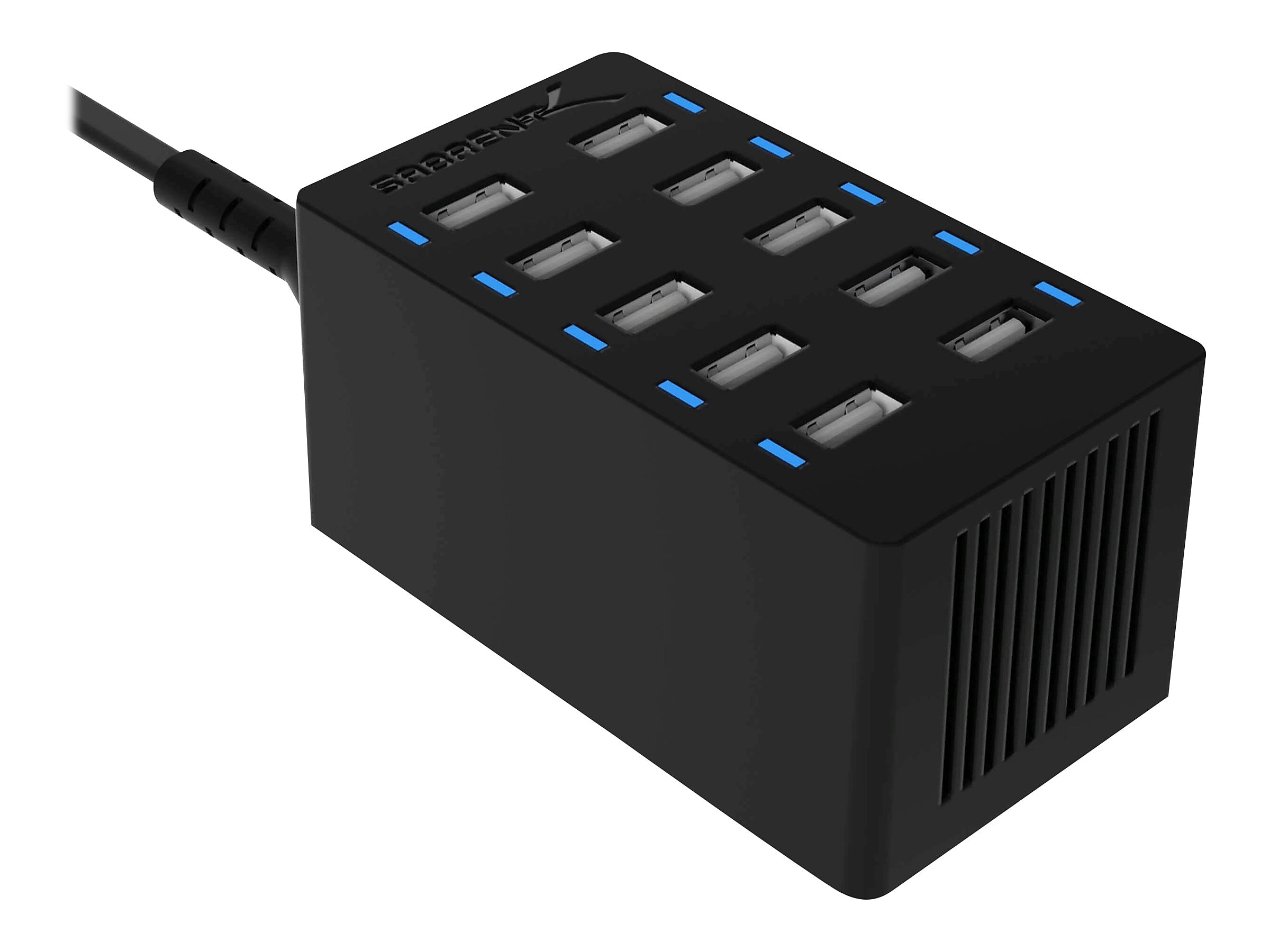 Sabrent 10-Port Charging Station, 60W, Black (AX-TPCS)