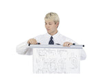 Safco Hanging Clamp Document Holder, 30", Aluminum, 6/Carton (50036)