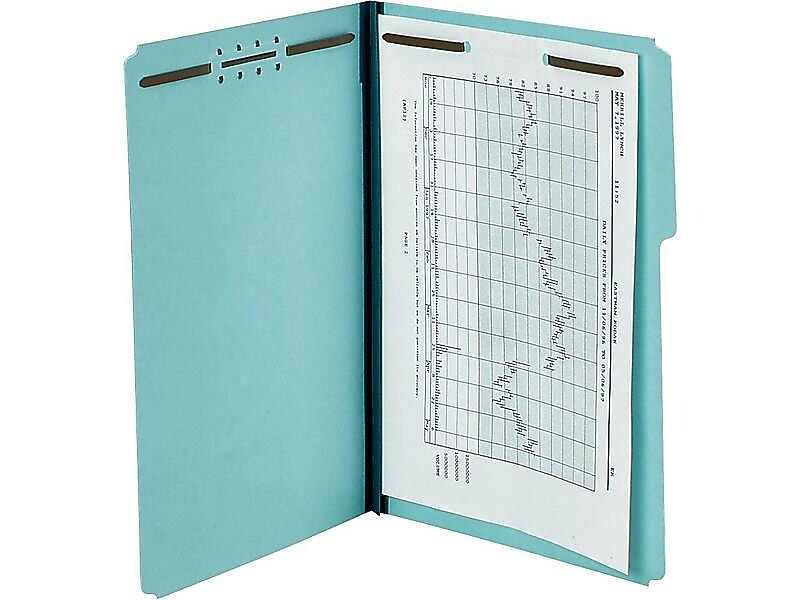 Pendaflex Heavy-Duty Classification Folders, Letter Size, Light Blue, 25/Box (PFX FP213)
