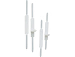 Officemate Folder Fasteners, Matte Silver, 100/Box (99858)