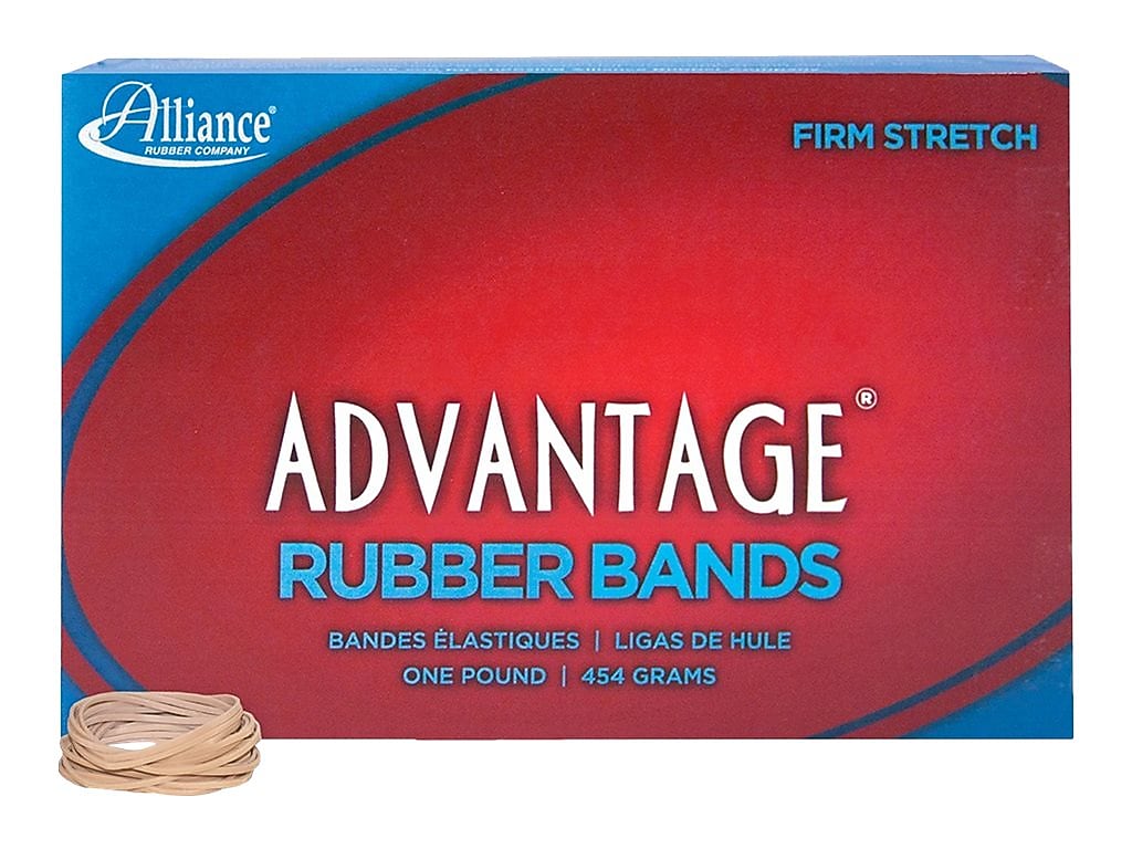 Alliance Advantage Multi-Purpose #12 Rubber Bands, 1-3/4" x 1/16", Natural Crepe, 2500/Box (26125)