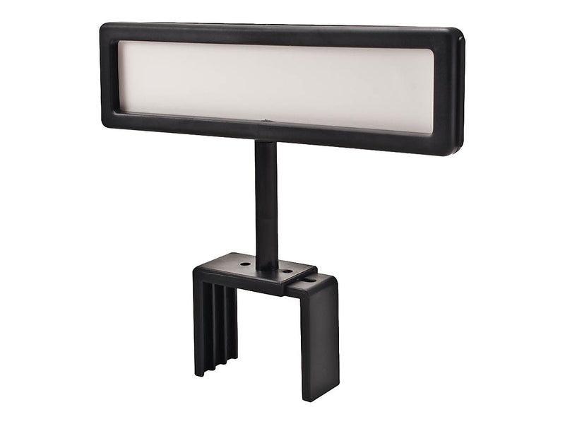 Advantus People Pointer Cubicle Plastic Sign, Black (75334)