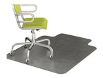 Deflect-O DuraMat Carpet Chair Mat with Lip, 46" x 60'', Low-Pile, Clear (CM13433F)
