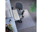 Deflect-O DuraMat Carpet Chair Mat with Lip, 46" x 60'', Low-Pile, Clear (CM13433F)