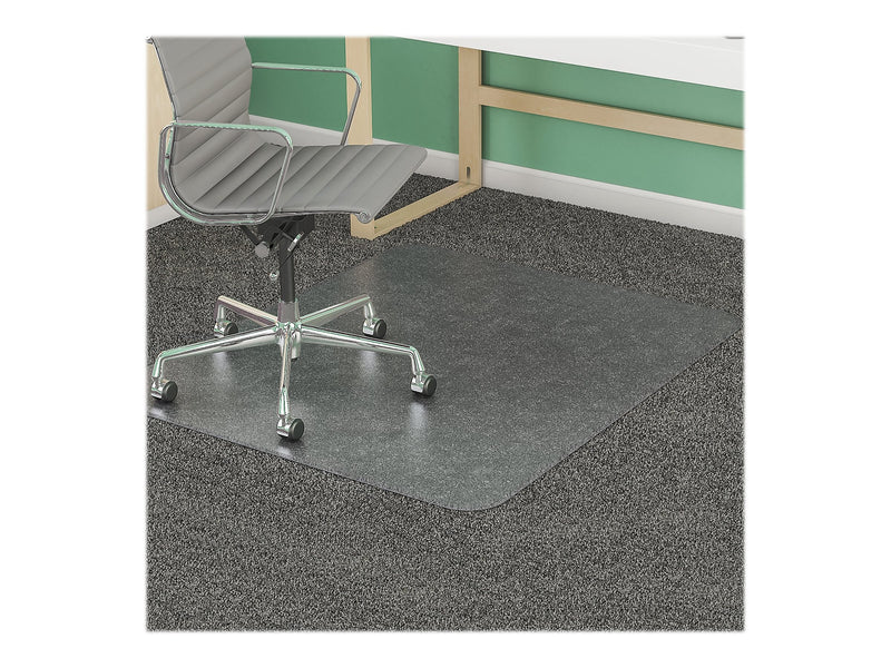Deflect-O SuperMat Carpet Chair Mat, 46" x 60'', Medium-Pile, Clear (CM14443F)