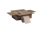 Pacific Blue Basic Recycled Hardwound Paper Towel, 1-Ply, Brown, 800'/Roll, 6 Rolls/Carton (26301)