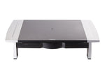 Fellowes Office Suites Monitor Riser, Up to 42" Monitor, Black/Silver (8031101)