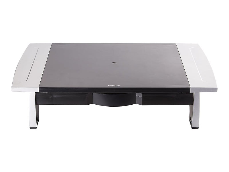 Fellowes Office Suites Monitor Riser, Up to 42" Monitor, Black/Silver (8031101)