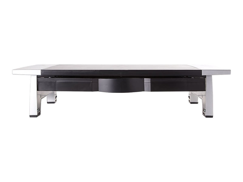 Fellowes Office Suites Monitor Riser, Up to 42" Monitor, Black/Silver (8031101)