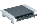Fellowes Office Suites Monitor Riser, Up to 42" Monitor, Black/Silver (8031101)