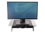 Fellowes Office Suites Monitor Riser, Up to 42" Monitor, Black/Silver (8031101)