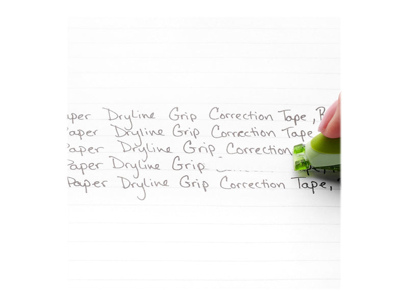 Paper Mate Liquid Paper DryLine Grip Correction Tape, White, 2/Pack (1744480)