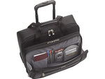 Solo New York Midtown Bryant 17.3" Polyester Rolling Laptop Bag, Black (PT136-4)