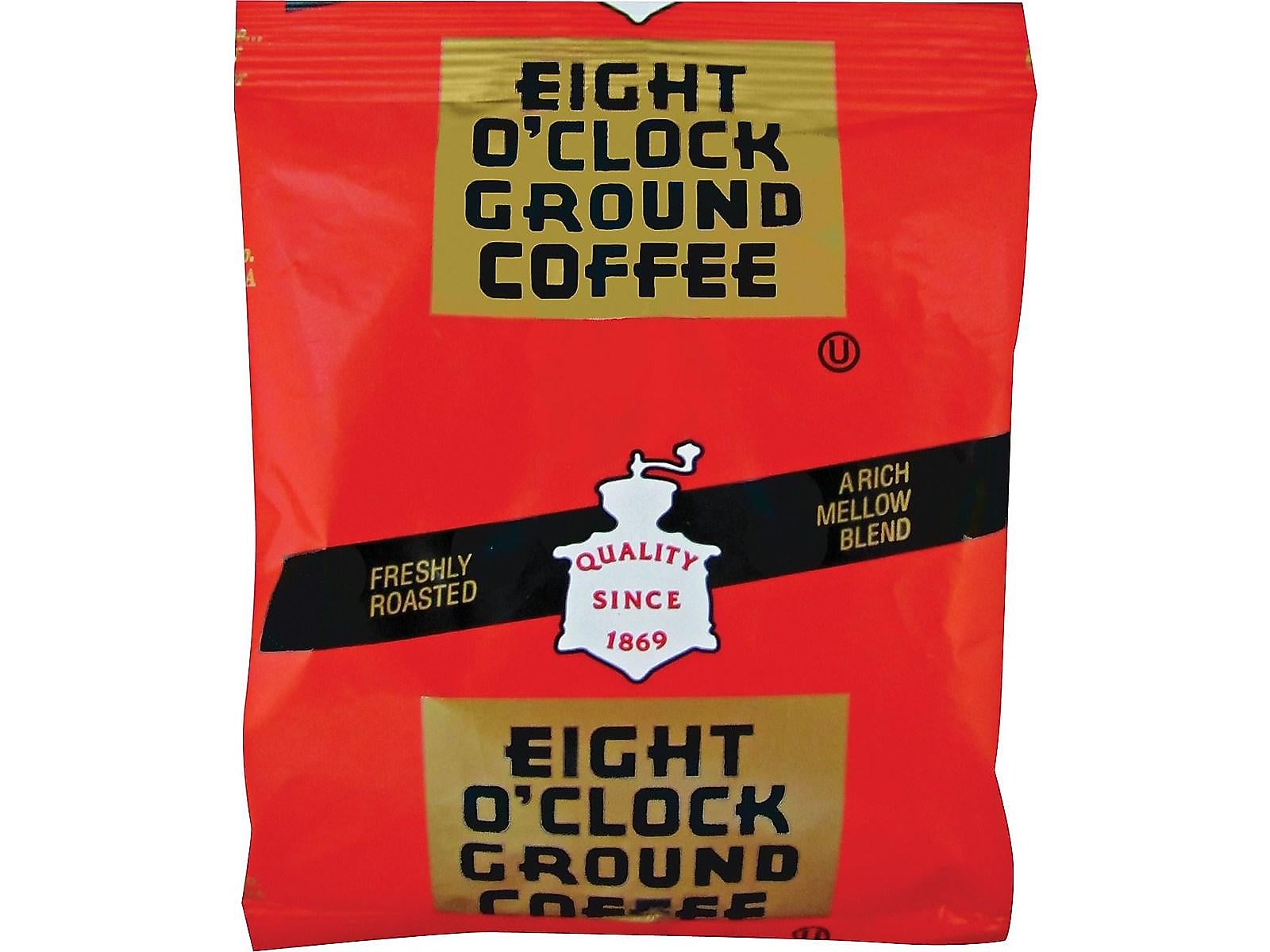 Eight O'Clock Original Blend Coffee Packs, 1.5 oz., Medium Roast, 42/Carton (COF320820)