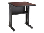 Safco Reversible Top Metal Mobile Printer Stand, Black/Mahogany/Oak (1934)