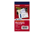 Adams Write 'N Stick Receipt Book, 2.75" x 5.38", White, 50/Pack (ABF DC2501WS)