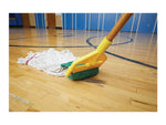 Rubbermaid Invader 60" Wood Wet Mop Handle, Yellow/Natural (FGH116000000)