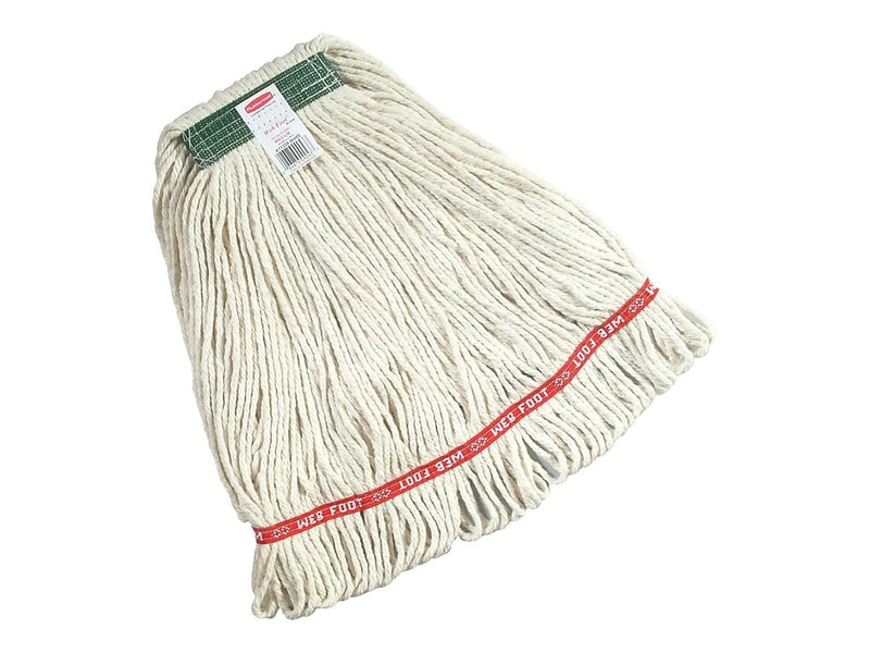 Rubbermaid Super Stitch Mop Head, Tailband (FGD11206WH00)