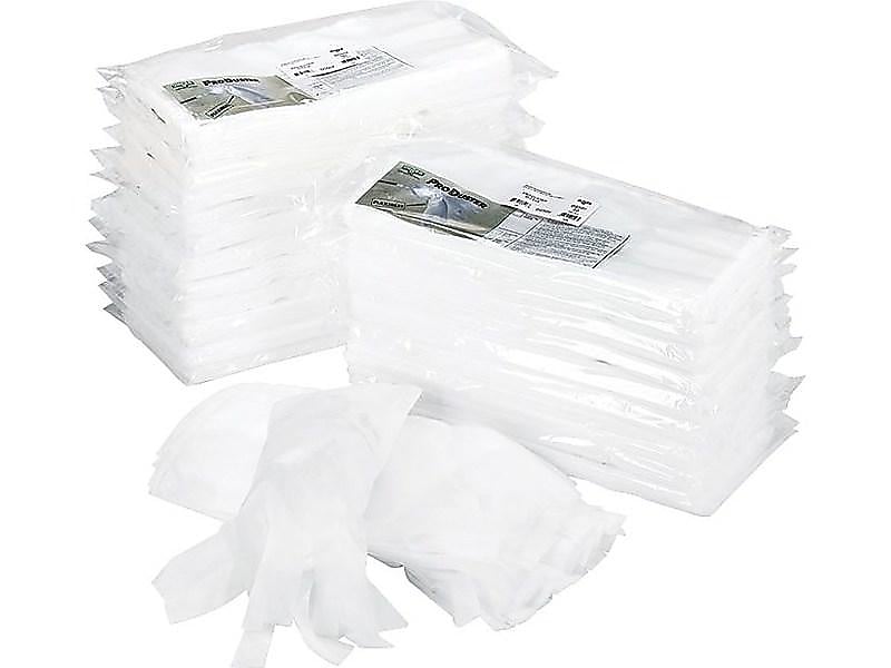 Unger ProDuster Microfiber Refills, White, 50/Pack (DS50Y)