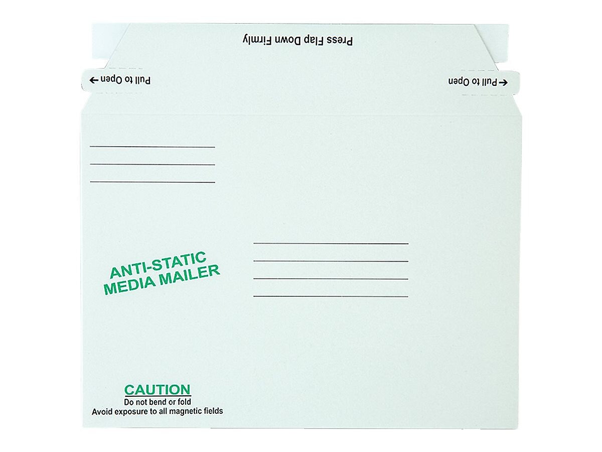 6" x 8.63" Peel & Seal Fiberboard Mailers, CD/DVD, 25/Box (QUA64126)